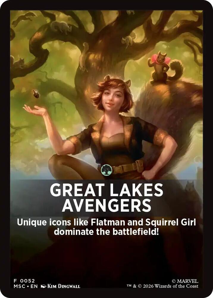Great Lakes Avengers Theme Card (52) [Marvel Super Heroes Commander]