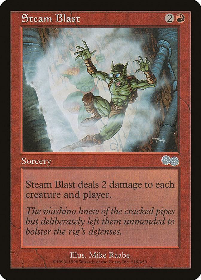 Steam Blast (219) [Urza's Saga]