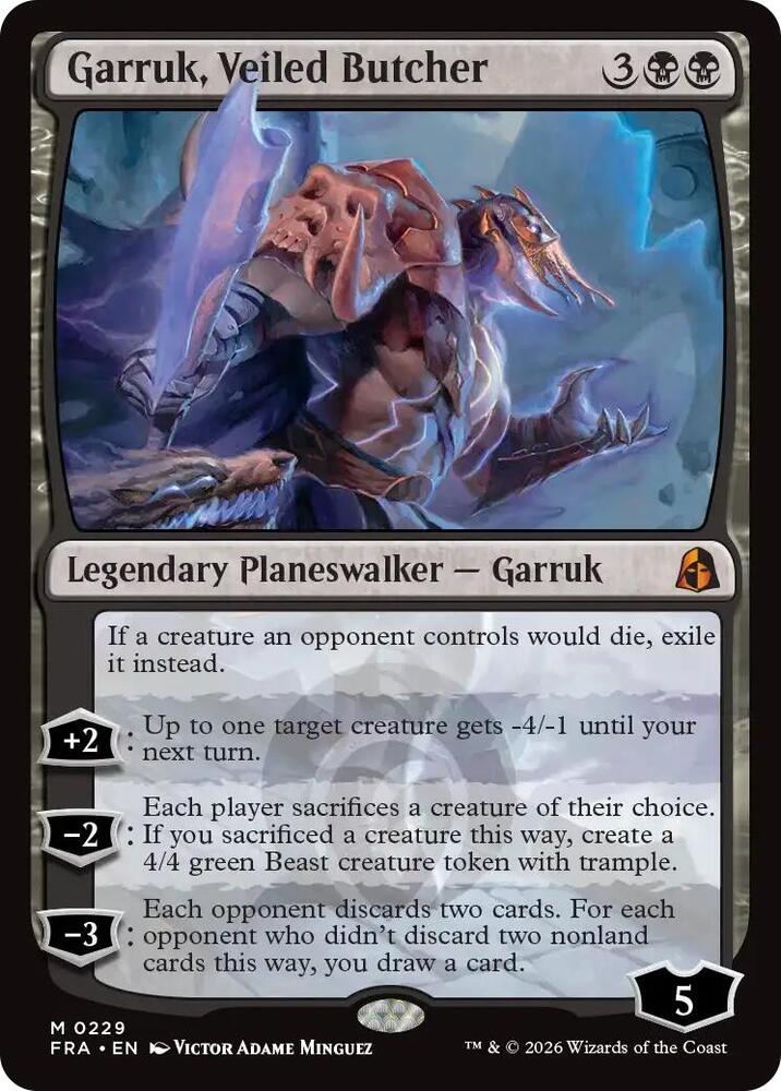 Garruk, Veiled Butcher (229) [Reality Fracture]