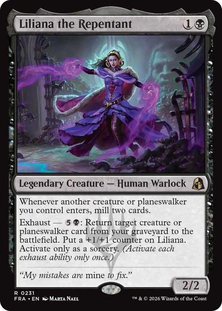 Liliana the Repentant (231) [Reality Fracture]