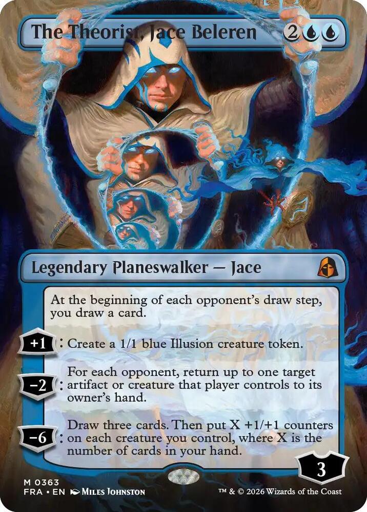The Theorist, Jace Beleren (Borderless) (0363) [Reality Fracture]