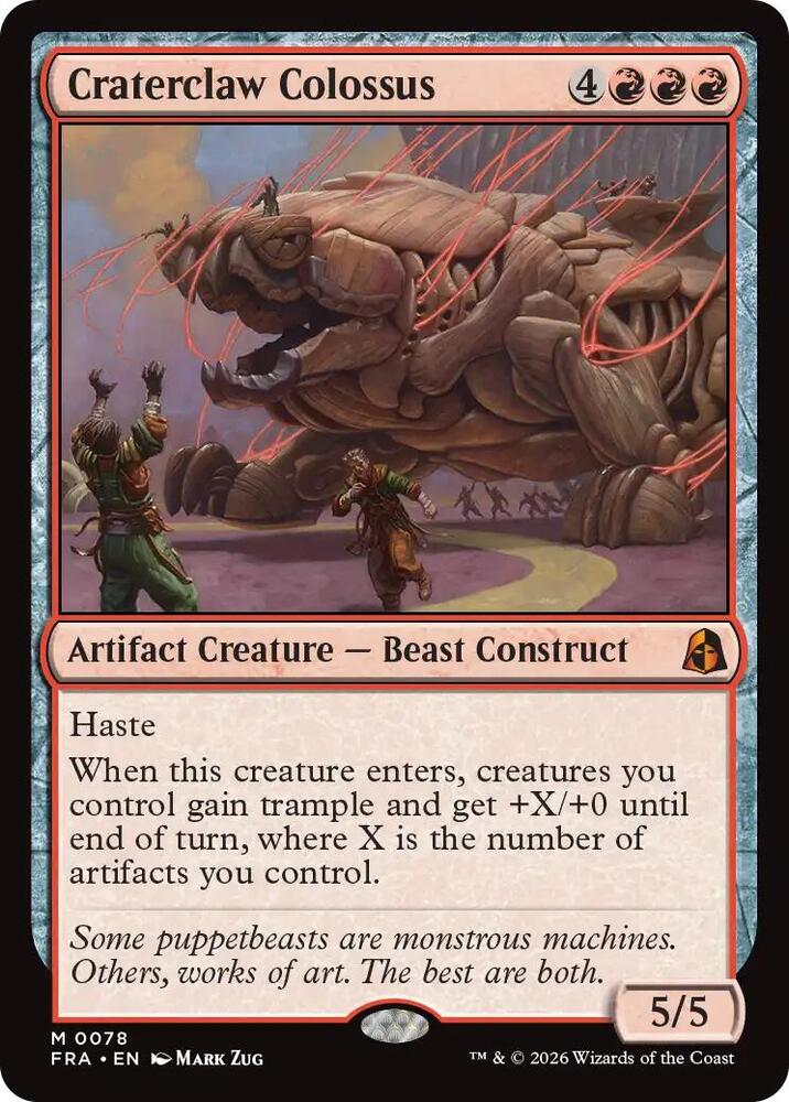 Craterclaw Colossus (78) [Reality Fracture]