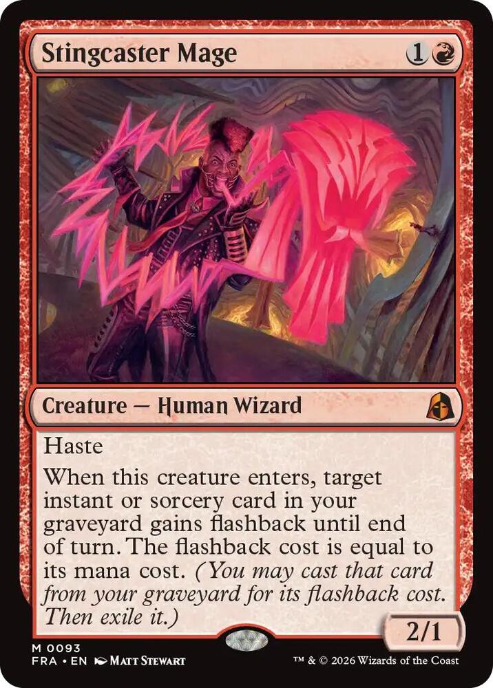 Stingcaster Mage (93) [Reality Fracture]