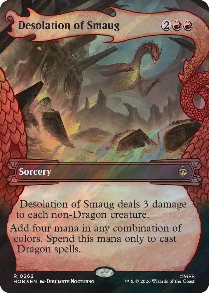 Desolation of Smaug (Showcase) (Surge Foil) (262) [The Hobbit]