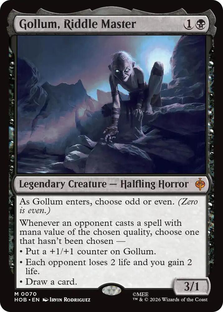 Gollum, Riddle Master (70) [The Hobbit]