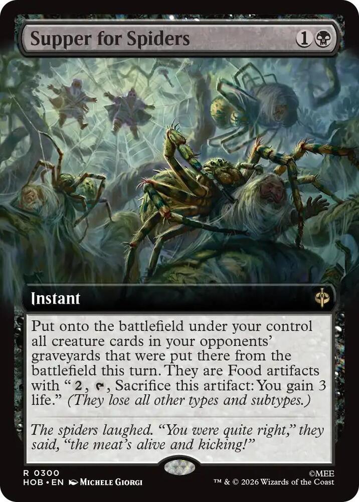Supper for Spiders (Extended Art) (300) [The Hobbit]