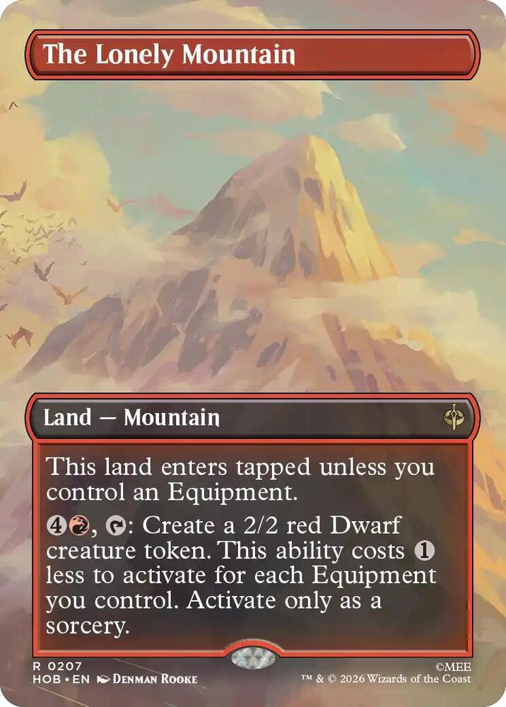 The Lonely Mountain (Borderless) (0207) [The Hobbit]