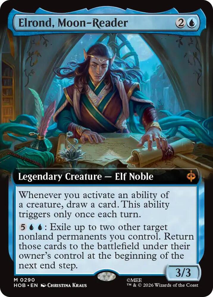 Elrond, Moon-Reader (Extended Art) (290) [The Hobbit]