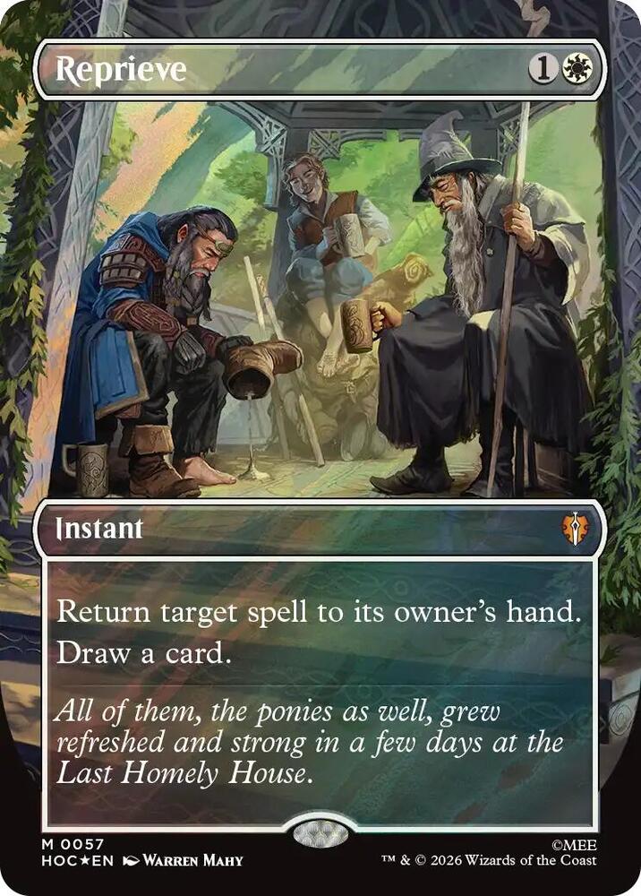 Reprieve (Borderless) (Surge Foil) (57) [The Hobbit: Eternal-Legal]