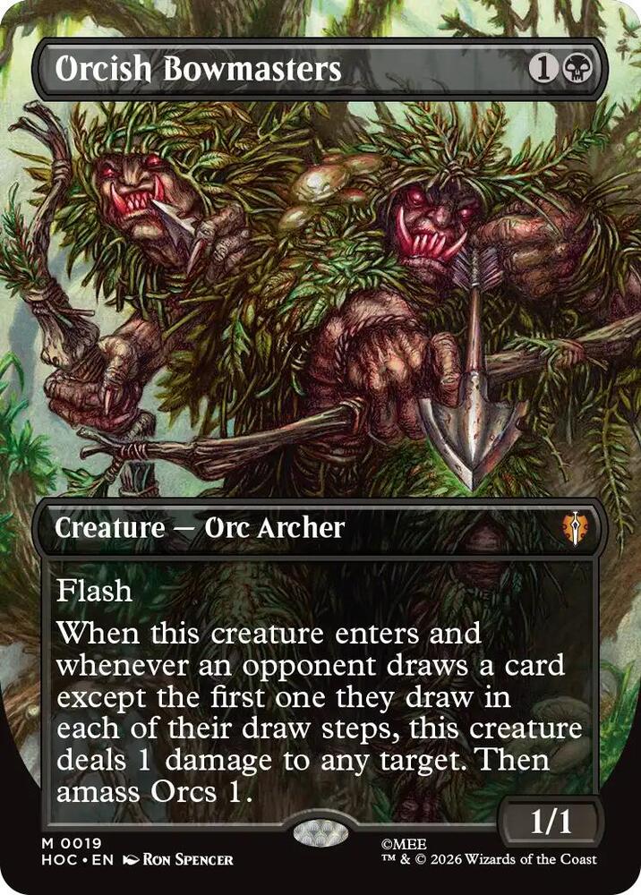 Orcish Bowmasters (Borderless) (19) [The Hobbit: Eternal-Legal]