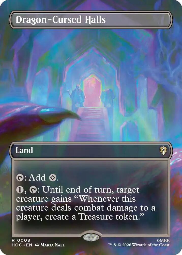 Dragon-Cursed Halls (Borderless) (8) [The Hobbit: Eternal-Legal]