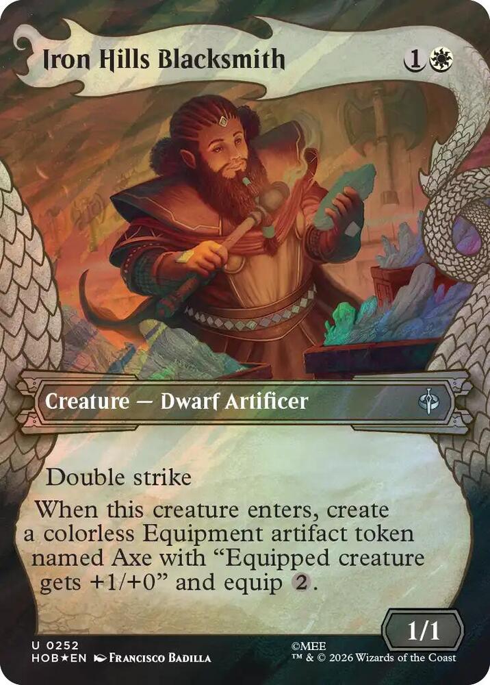 Iron Hills Blacksmith (Showcase) (Surge Foil) (252) [The Hobbit]