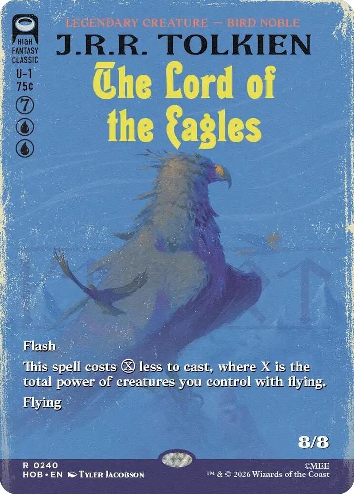 The Lord of the Eagles (Borderless) (240) [The Hobbit]