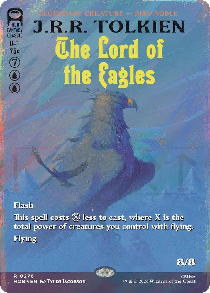 The Lord of the Eagles (Borderless) (Surge Foil) (276) [The Hobbit]