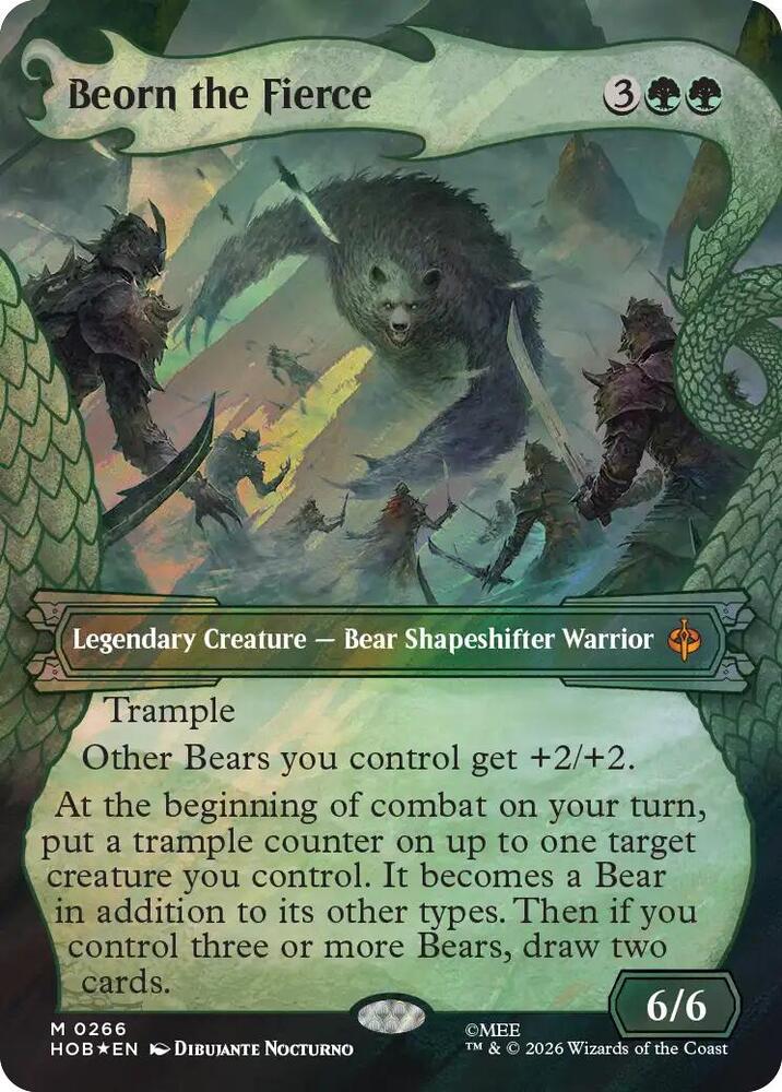 Beorn the Fierce (Showcase) (Surge Foil) (266) [The Hobbit]