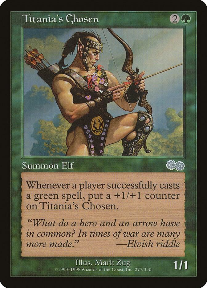 Titania's Chosen (277) [Urza's Saga]