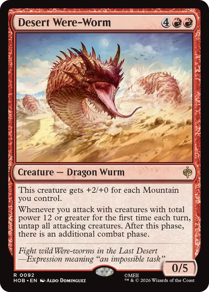 Desert Were-Worm (92) [The Hobbit]
