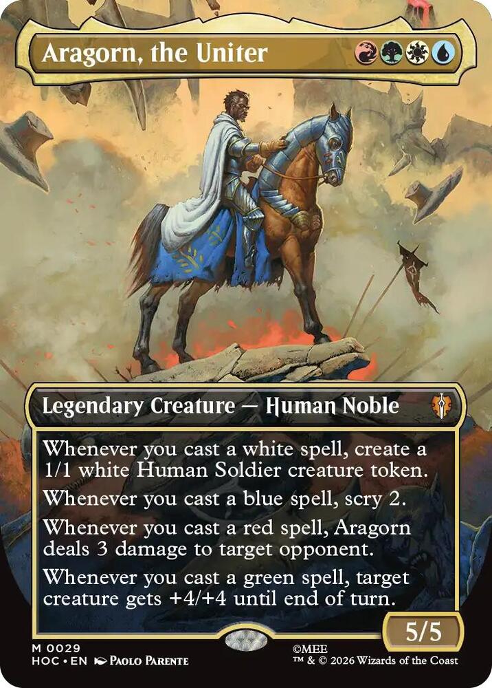 Aragorn, the Uniter (Borderless) (29) [The Hobbit: Eternal-Legal]