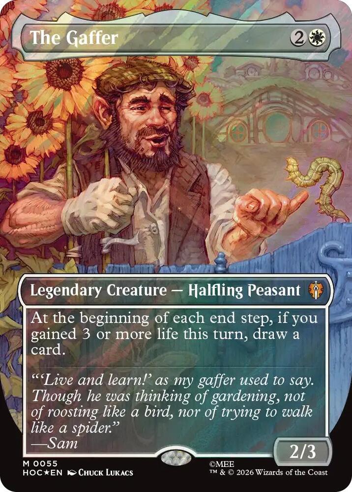 The Gaffer (Borderless) (Surge Foil) (55) [The Hobbit: Eternal-Legal]
