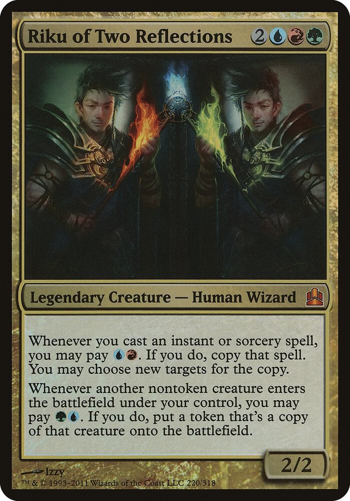 Riku of Two Reflections (Commander) (220) [Oversize Cards]