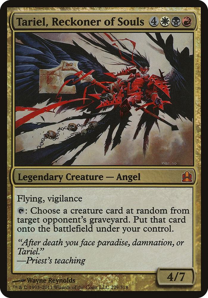 Tariel, Reckoner of Souls (Commander) (229) [Oversize Cards]