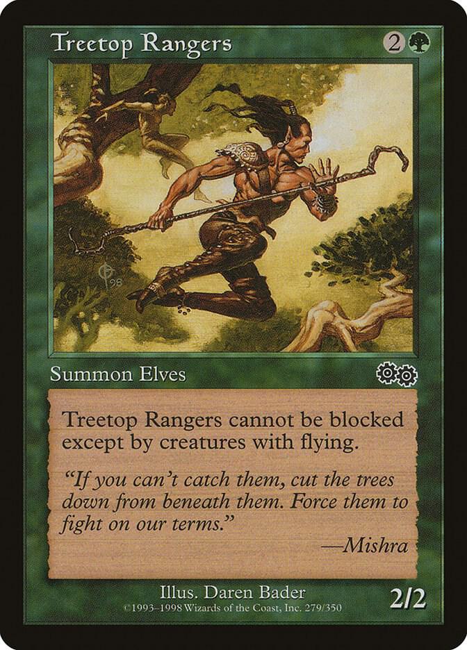 Treetop Rangers (279) [Urza's Saga]