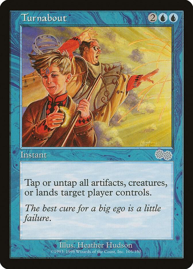 Turnabout (105) [Urza's Saga]