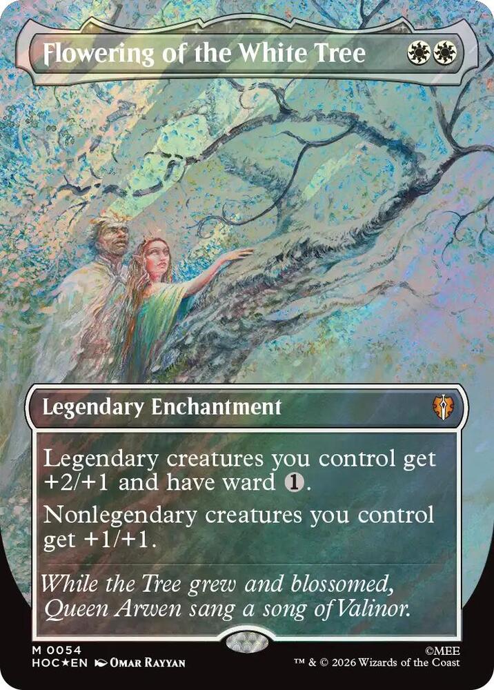 Flowering of the White Tree (Borderless) (Surge Foil) (54) [The Hobbit: Eternal-Legal]
