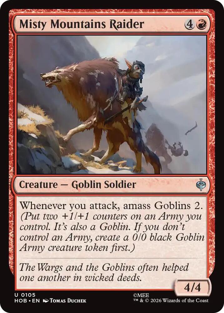 Misty Mountains Raider (105) [The Hobbit]