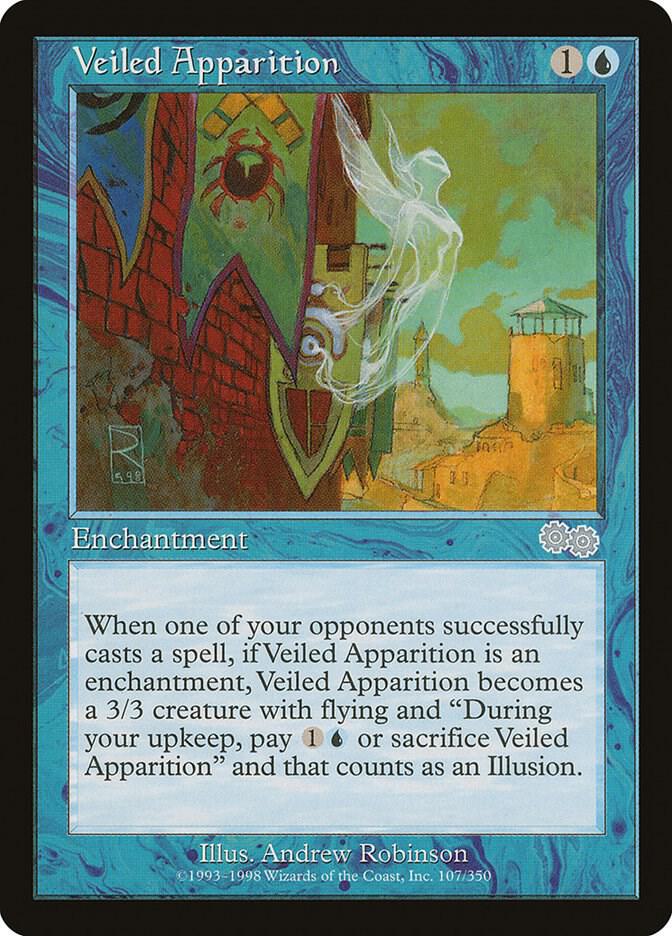 Veiled Apparition (107) [Urza's Saga]