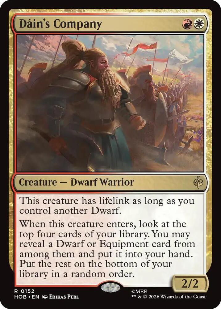 Dain's Company (152) [The Hobbit]