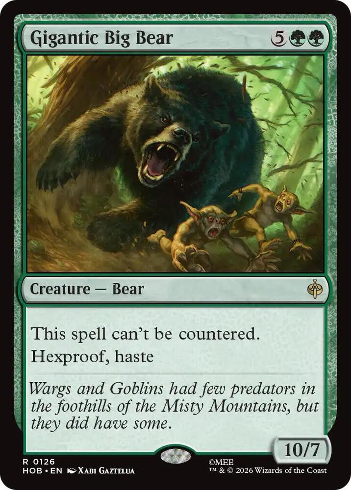 Gigantic Big Bear (126) [The Hobbit]