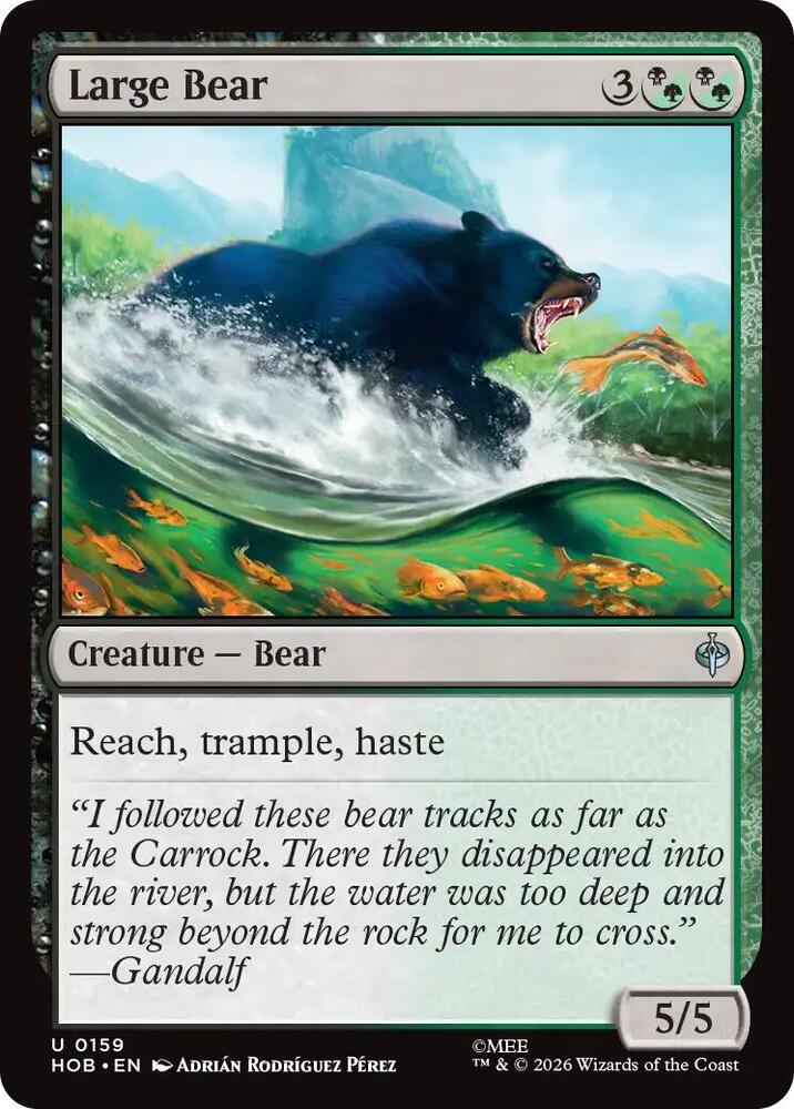 Large Bear (159) [The Hobbit]