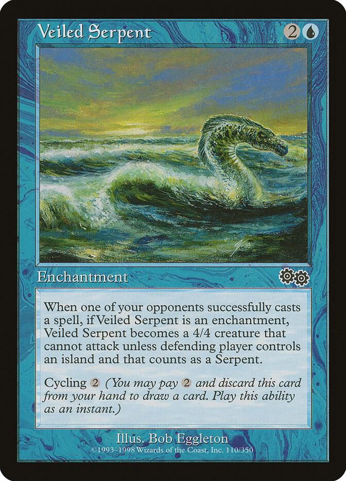 Veiled Serpent (110) [Urza's Saga]