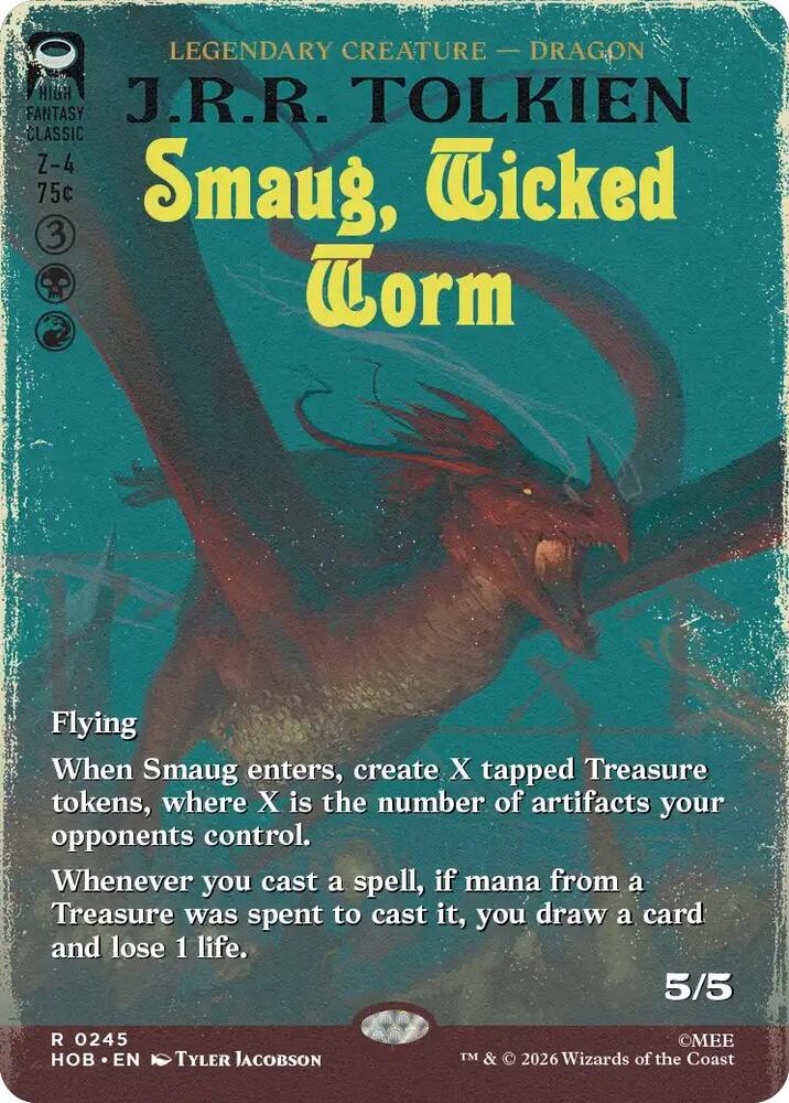 Smaug, Wicked Worm (Borderless) (245) [The Hobbit]