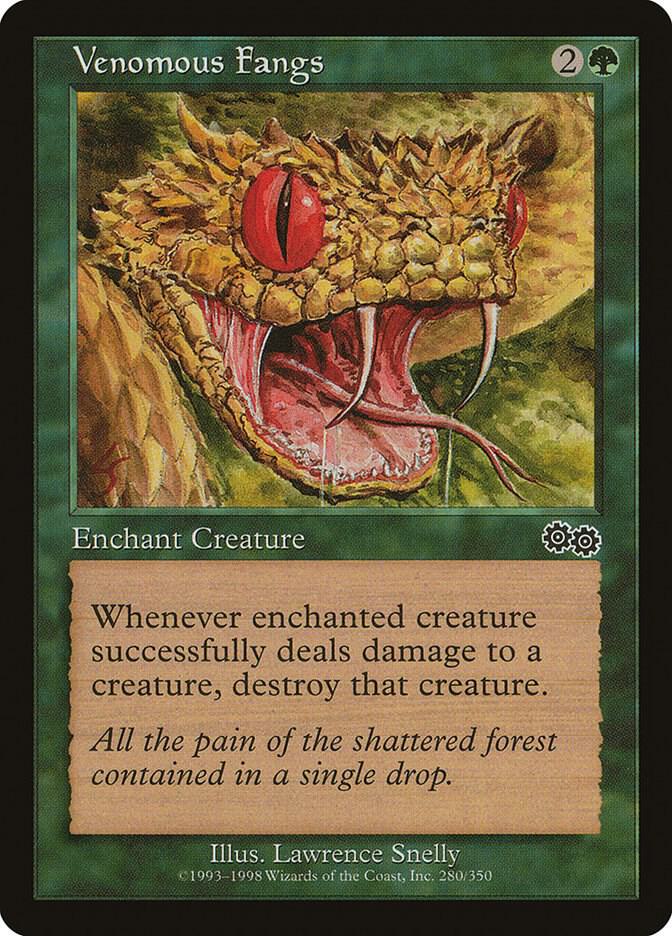 Venomous Fangs (280) [Urza's Saga]