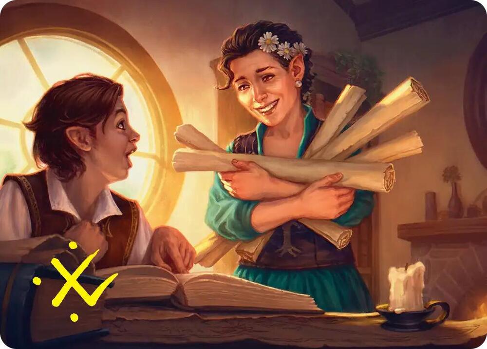 Belladonna Took Art Card (Gold-Stamped Signature) (2) [The Hobbit Art Series]