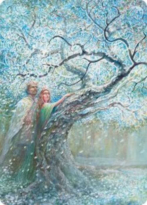 Flowering of the White Tree Art Card (27) [The Hobbit Art Series]