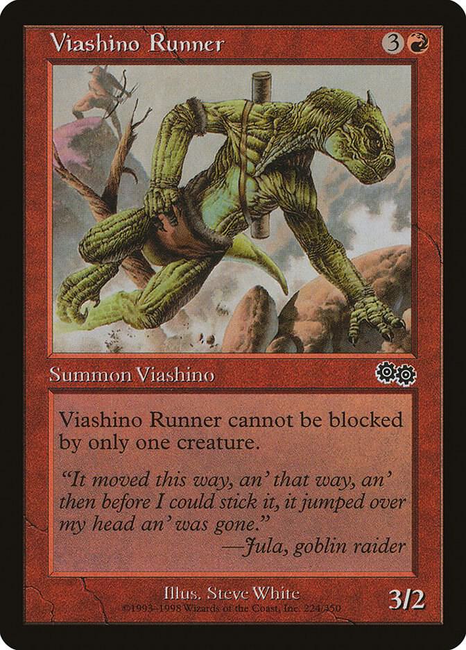 Viashino Runner (224) [Urza's Saga]