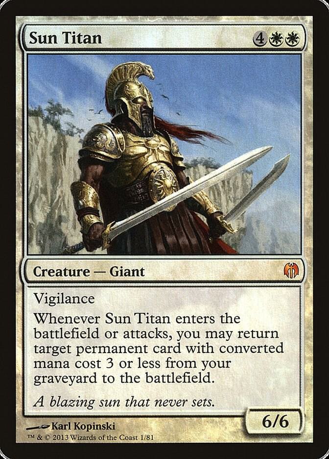 Sun Titan (1) [Duel Decks: Heroes vs. Monsters]