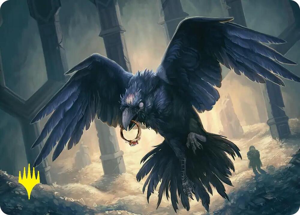 Most Decrepit Old Bird Art Card (Gold-Stamped) (42) [The Hobbit Art Series]