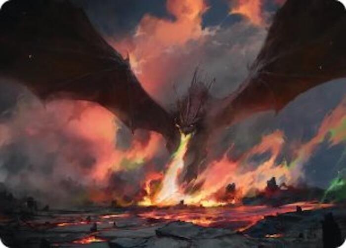 Smaug, the Great Calamity Art Card (17) [The Hobbit Art Series]