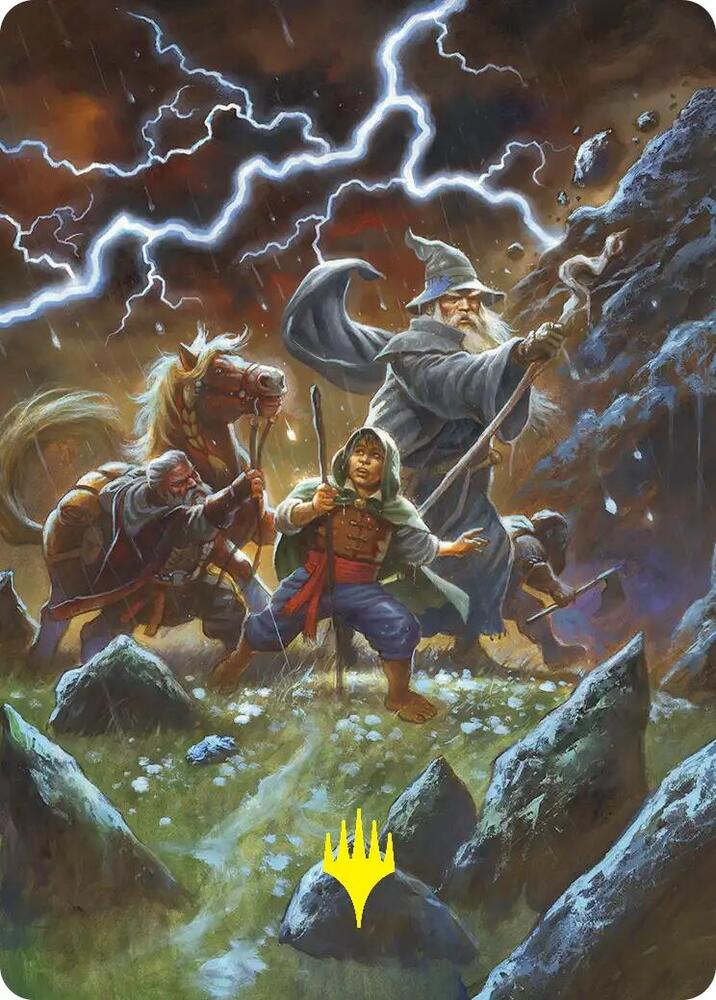 Call Forth the Tempest Art Card (Gold-Stamped) (33) [The Hobbit Art Series]
