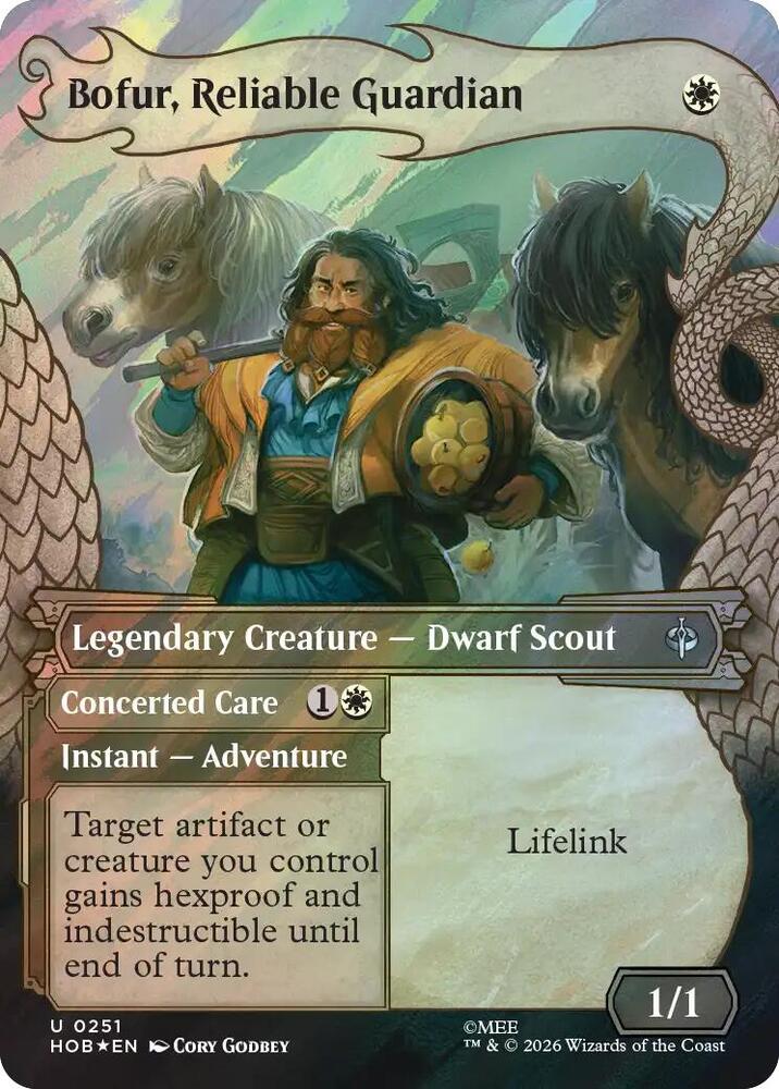 Bofur, Reliable Guardian (Showcase) (Surge Foil) (251) [The Hobbit]