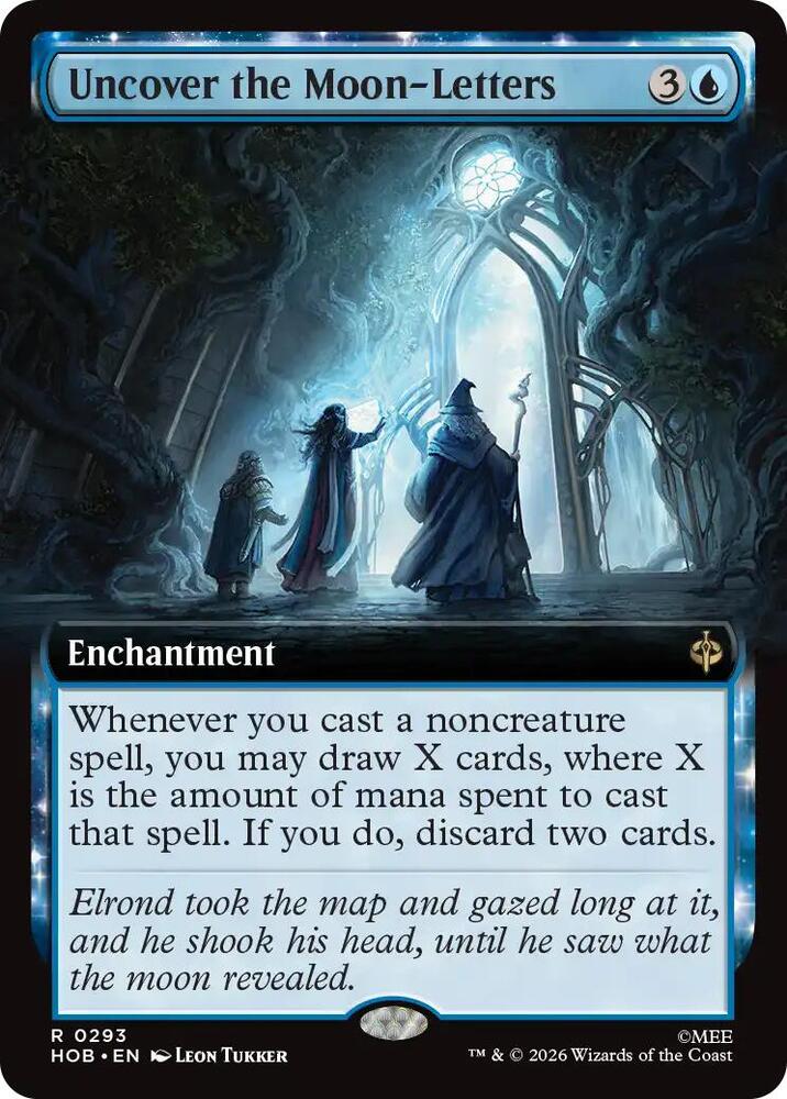 Uncover the Moon-Letters (Extended Art) (293) [The Hobbit]