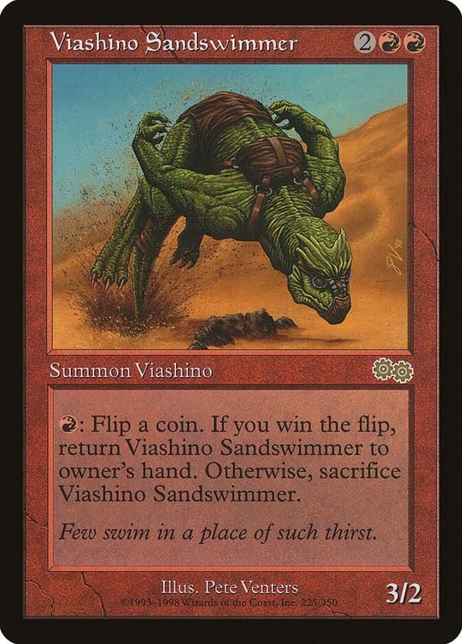 Viashino Sandswimmer (225) [Urza's Saga]