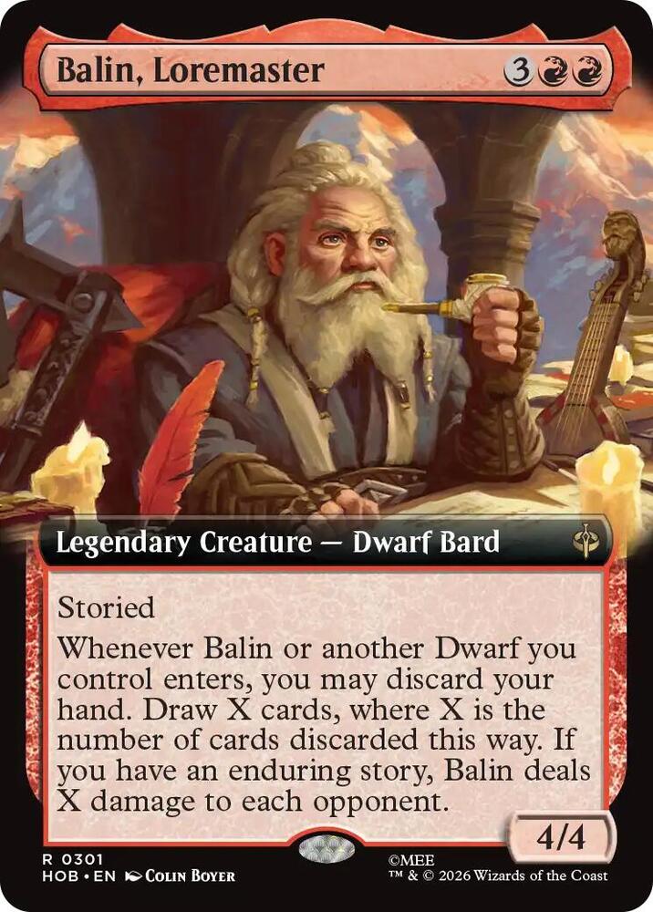 Balin, Loremaster (Extended Art) (301) [The Hobbit]