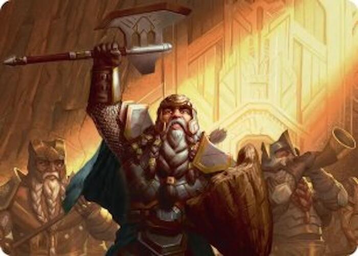 Thorin, Company's Leader Art Card (47) [The Hobbit Art Series]