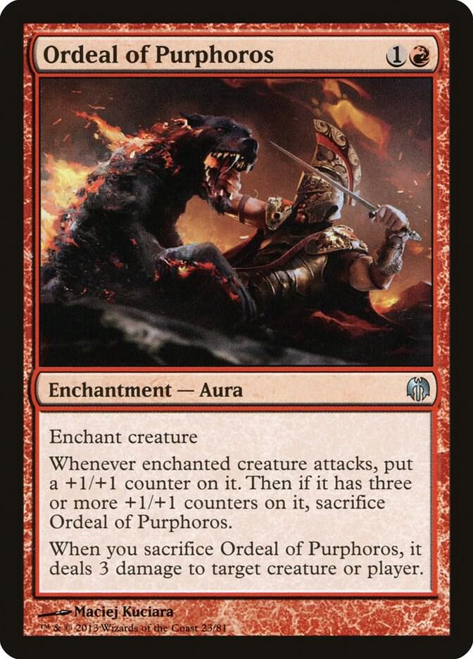 Ordeal of Purphoros (23) [Duel Decks: Heroes vs. Monsters]