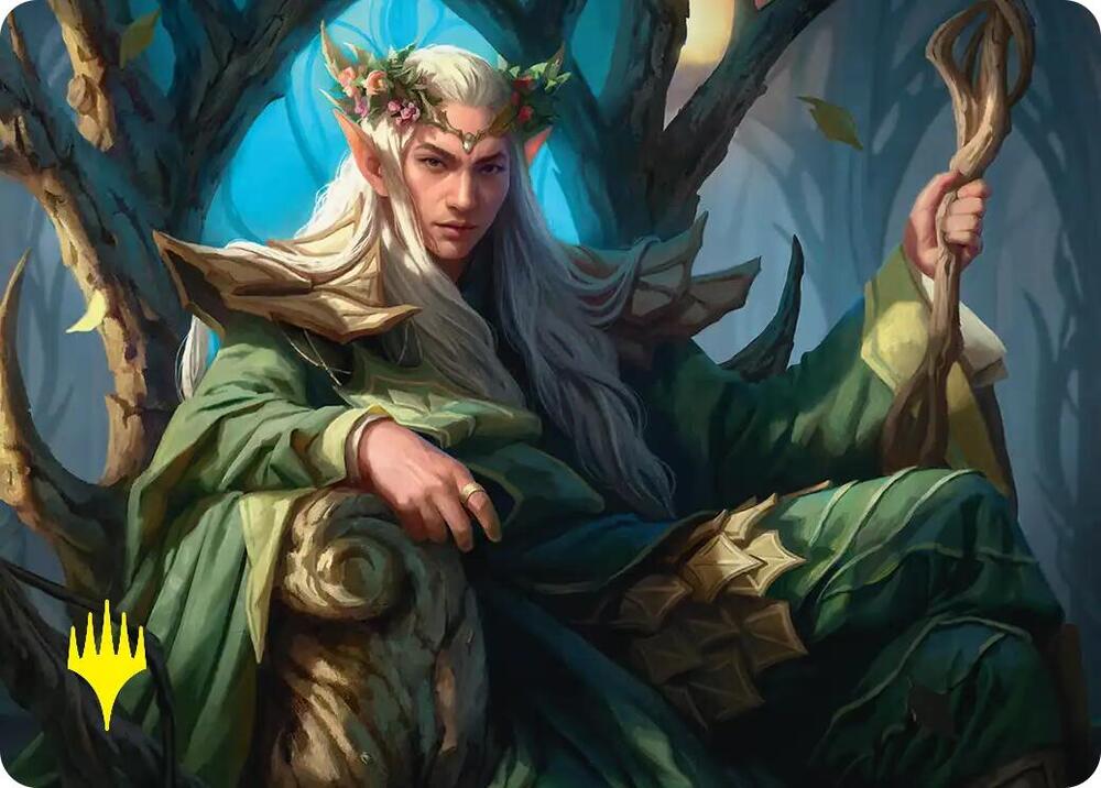 Thranduil, the Elvenking Art Card (Gold-Stamped) (22) [The Hobbit Art Series]